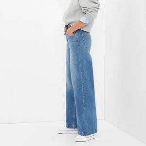 High Rise Stride Jeans with Washwell - MEDIUM WASH